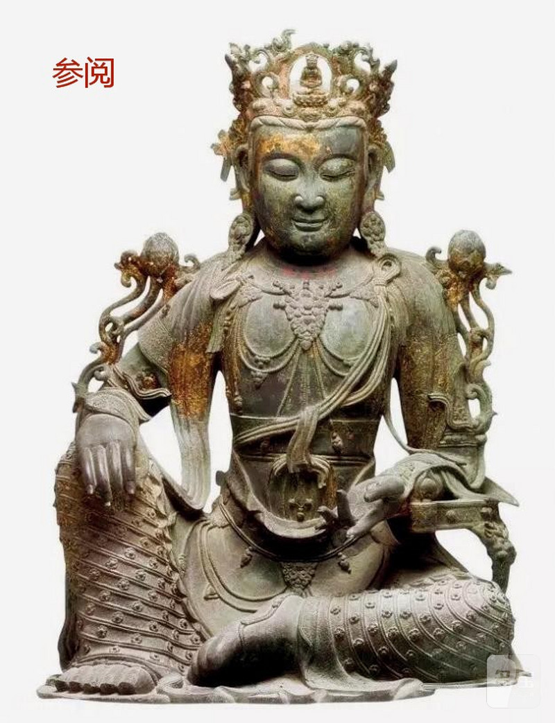 元代 弥勒菩萨像 - 图8